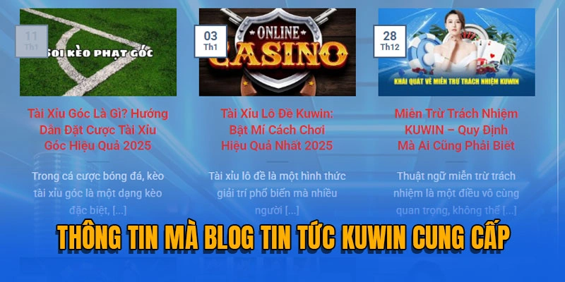 Vô vàn thông tin hữu ích được cung cấp tại blog tin tức